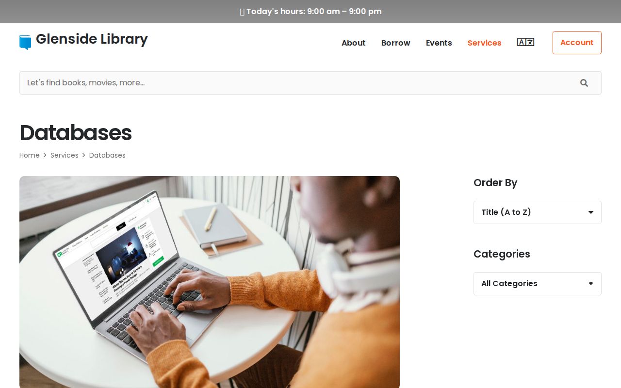Glendale Heights residents directory library databases