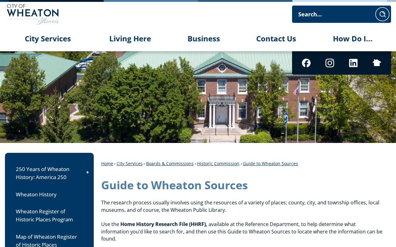 Wheaton house-history source guide for Glendale Heights previous resident research
