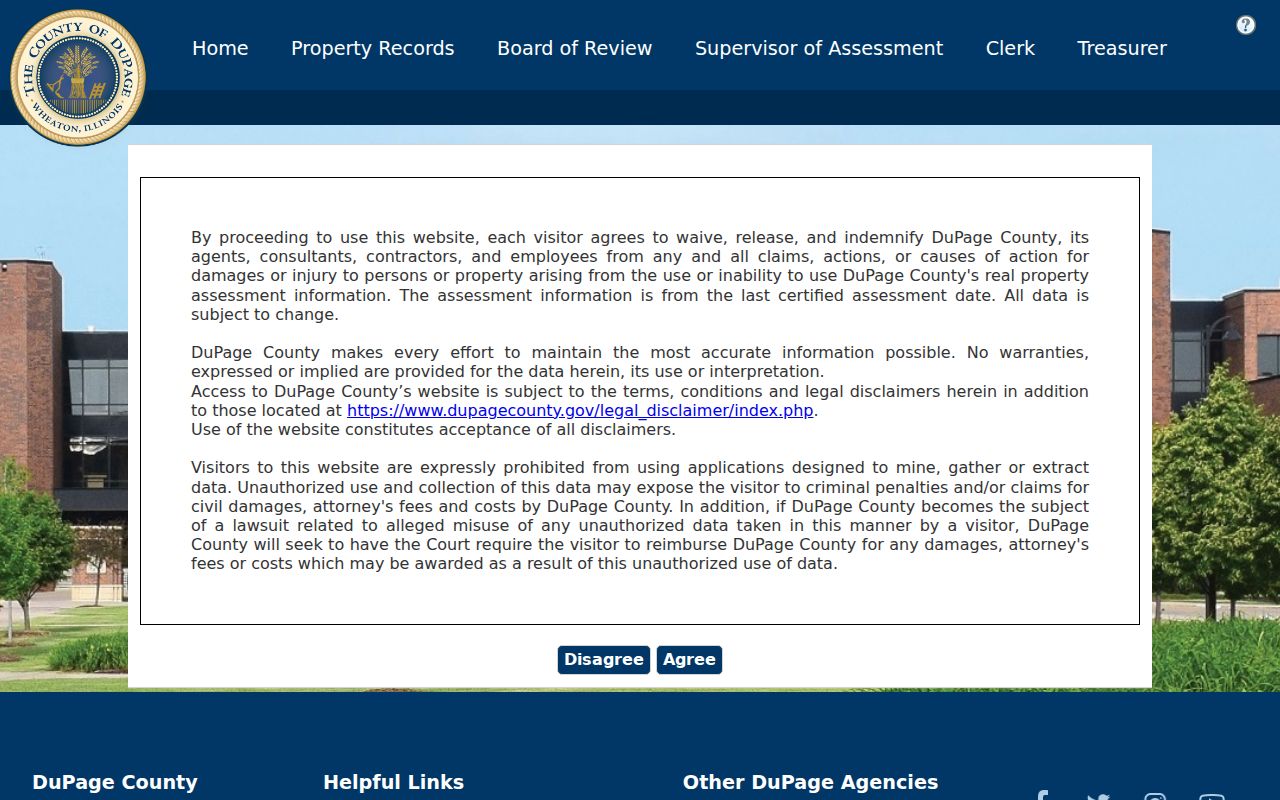 Glendale Heights ZIP code directory with DuPage assessor PIN search